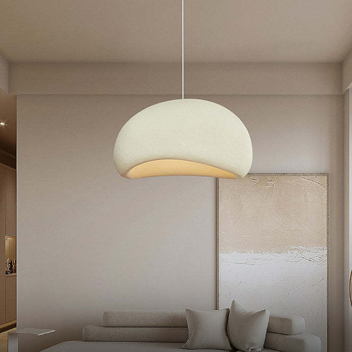 Nordic Oval Arch Polystyrene Pendant Light — Orange / 220V-240V For UK/AU