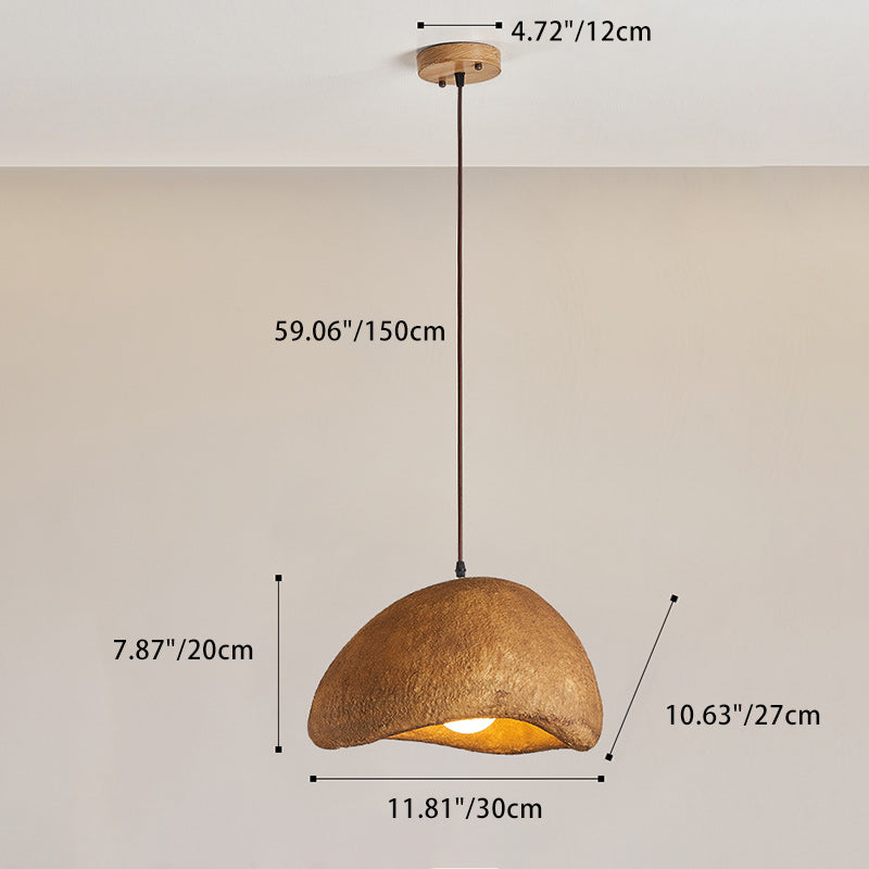Vintage Irregular Cloud Iron Resin Pendant Light