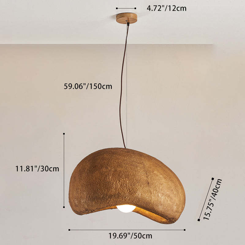 Vintage Irregular Cloud Iron Resin Pendant Light
