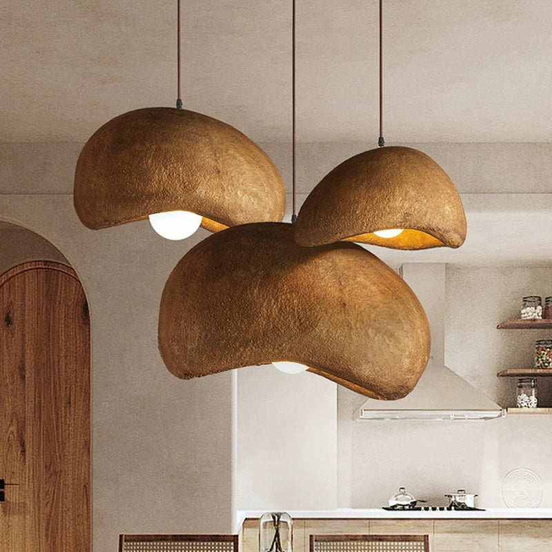 Vintage Irregular Cloud Iron Resin Pendant Light