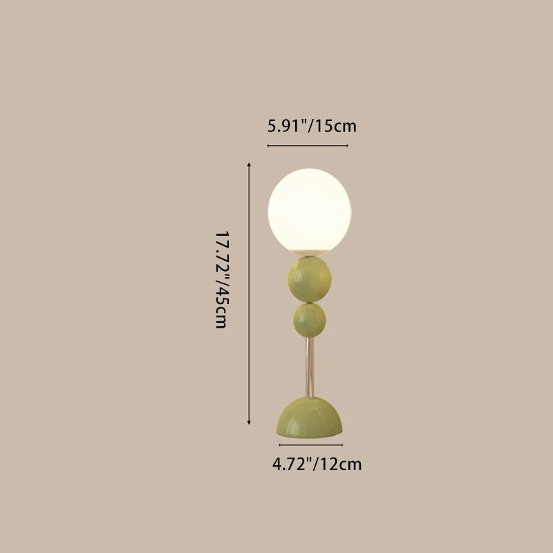Minimalist Multi-Orb Iron Plastic Table Lamp — Green / 110V-120V For US/CA