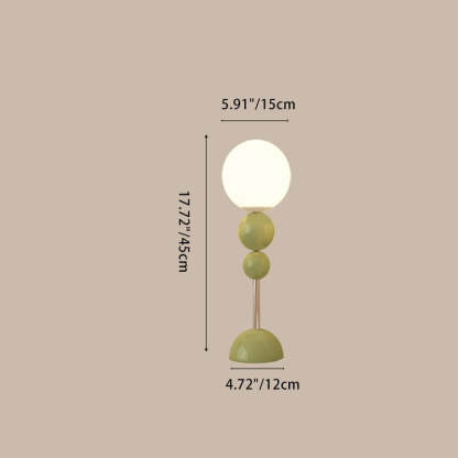 Minimalist Multi-Orb Iron Plastic Table Lamp — Green / 110V-120V For US/CA