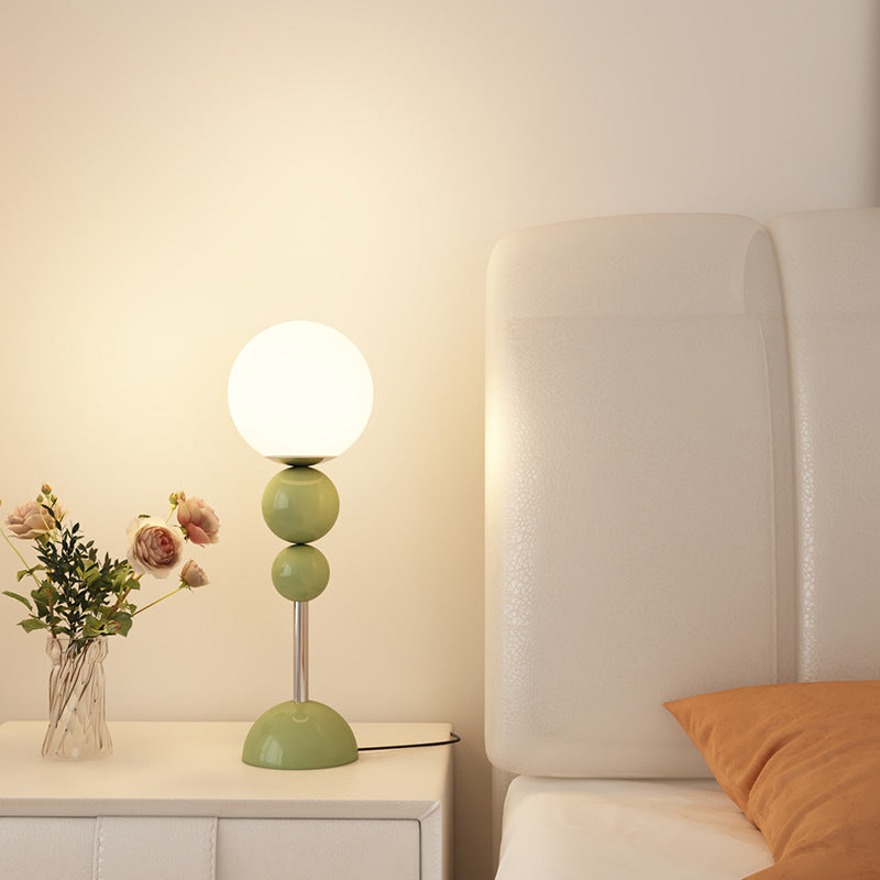 Minimalist Multi-Orb Iron Plastic Table Lamp — Beige / 220V-240V For UK/AU