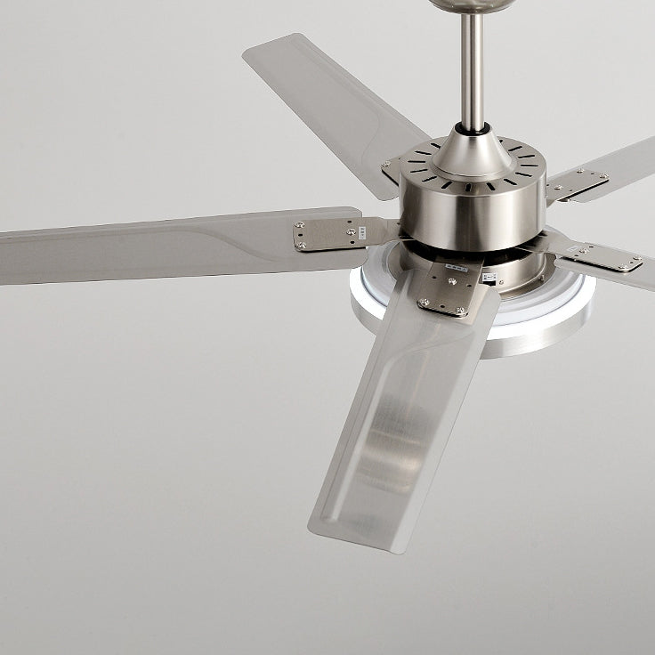 Industrial Rectangular Fan Blade Iron LED Fan Light
