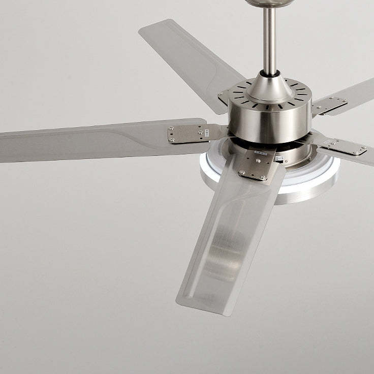 Industrial Rectangular Fan Blade Iron LED Fan Light