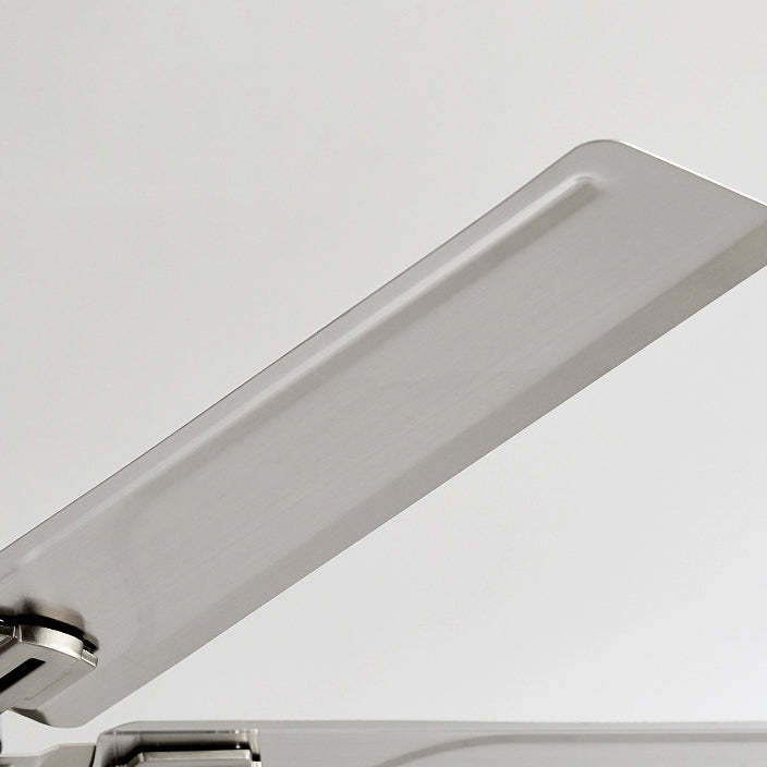 Industrial Rectangular Fan Blade Iron LED Fan Light