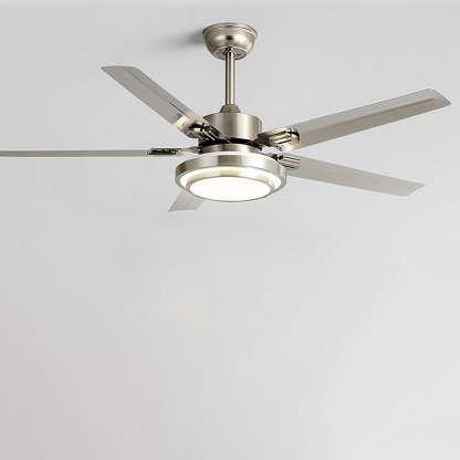 Industrial Rectangular Fan Blade Iron LED Fan Light