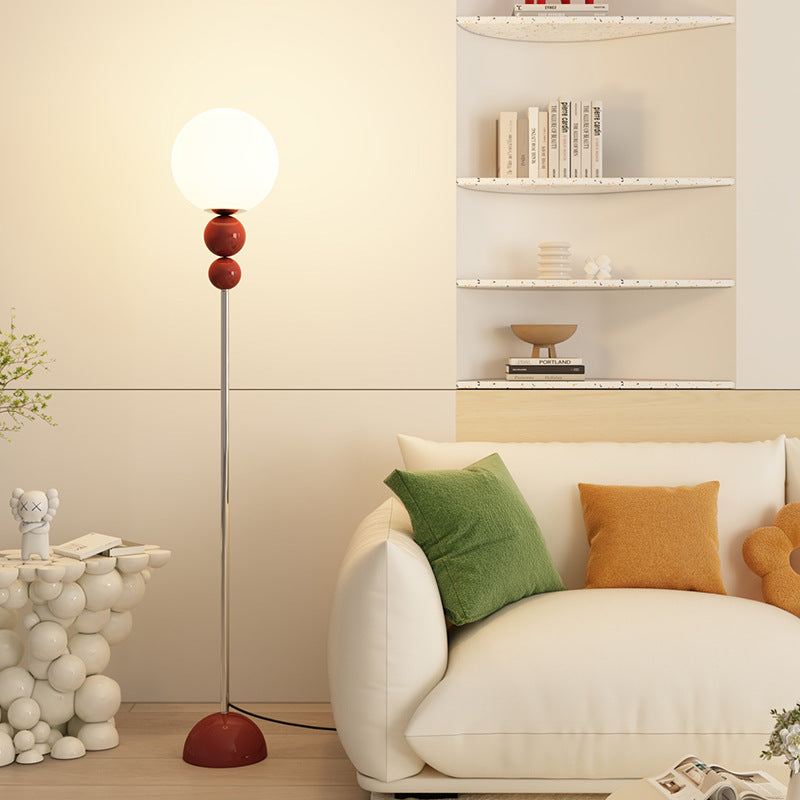 Minimalist Orb Iron Plastic Floor Lamp