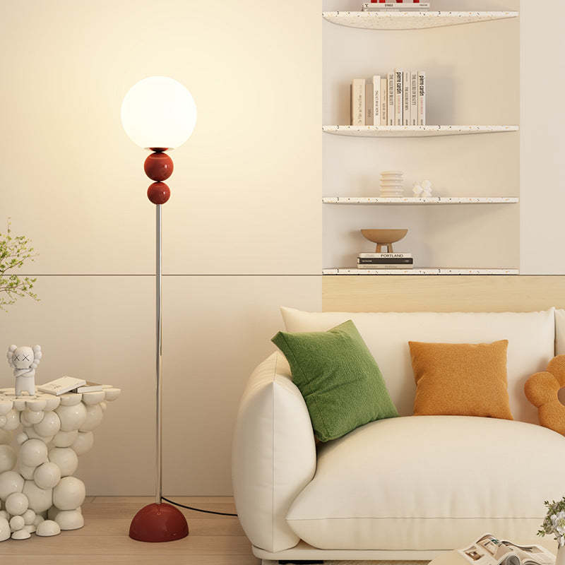 Minimalist Orb Iron Plastic Floor Lamp