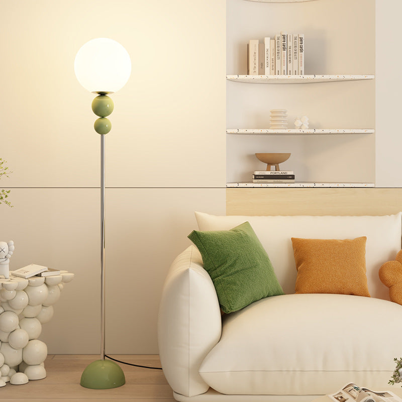 Minimalist Orb Iron Plastic Floor Lamp