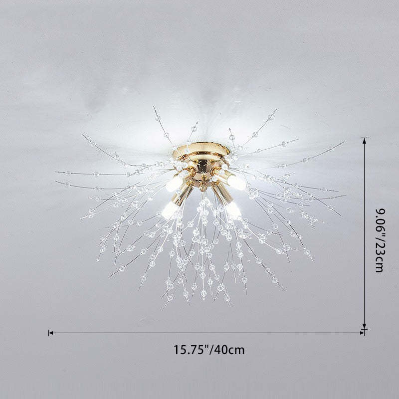 Contemporary Dandelion Branch Ceiling Light