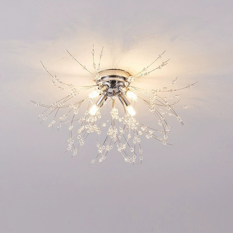 Contemporary Dandelion Branch Ceiling Light