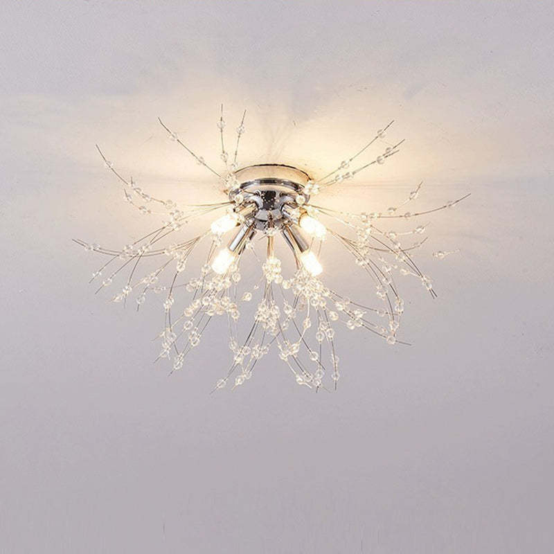 Contemporary Dandelion Branch Ceiling Light