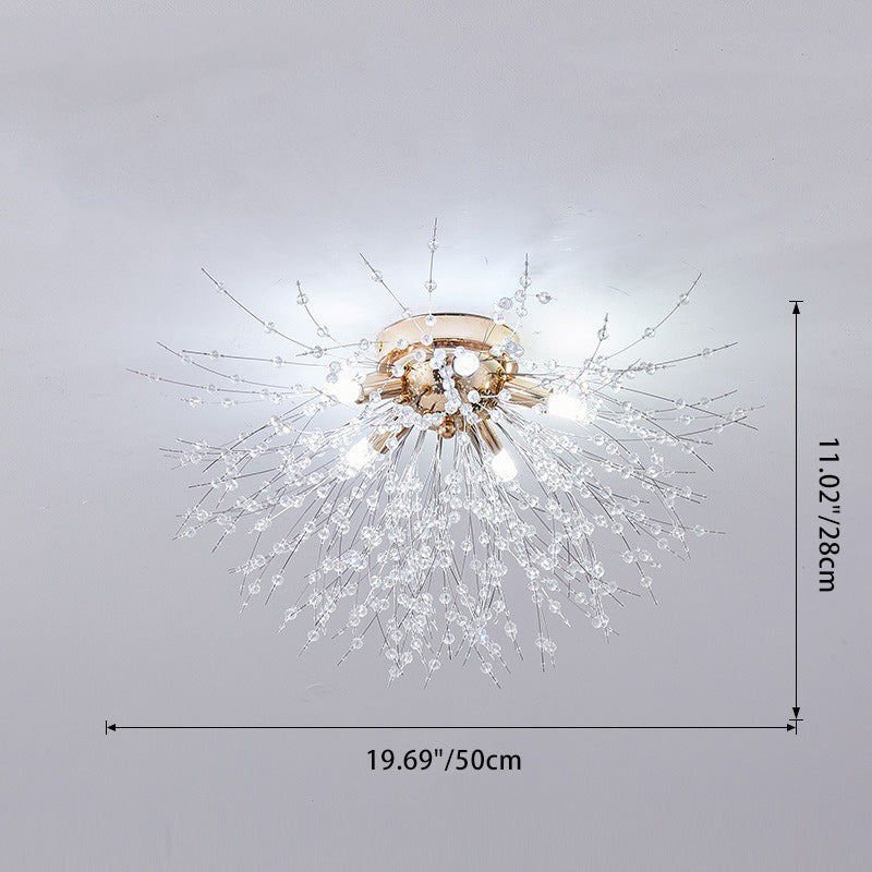 Contemporary Dandelion Branch Ceiling Light