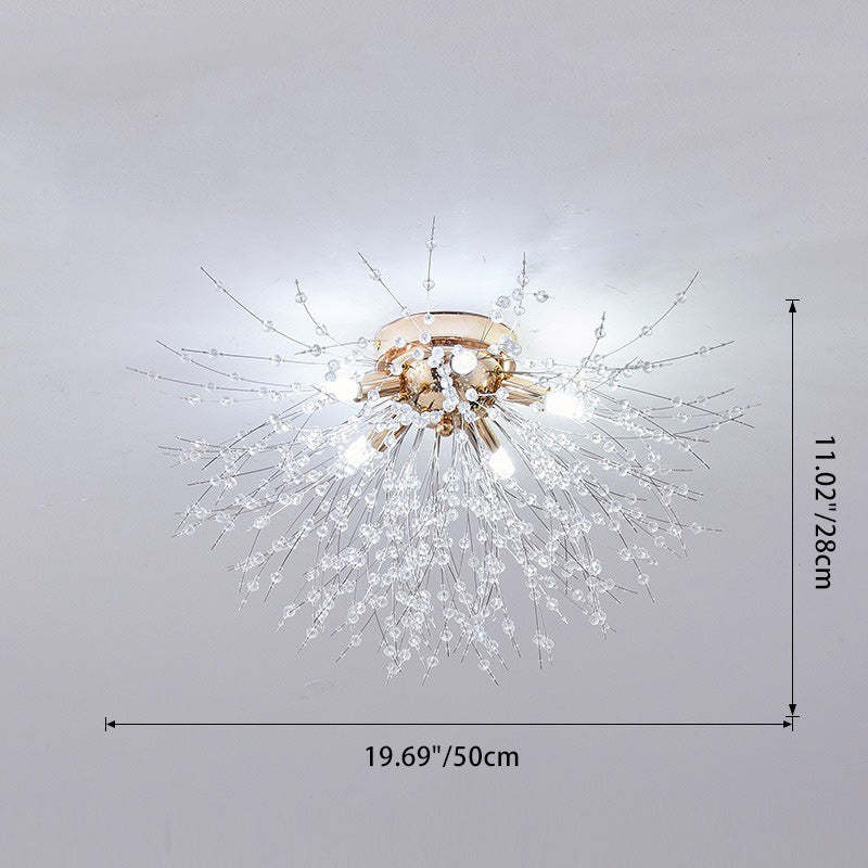 Contemporary Dandelion Branch Ceiling Light
