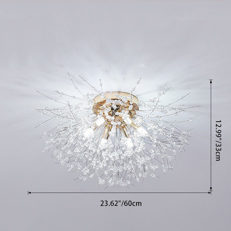 Contemporary Dandelion Branch Ceiling Light