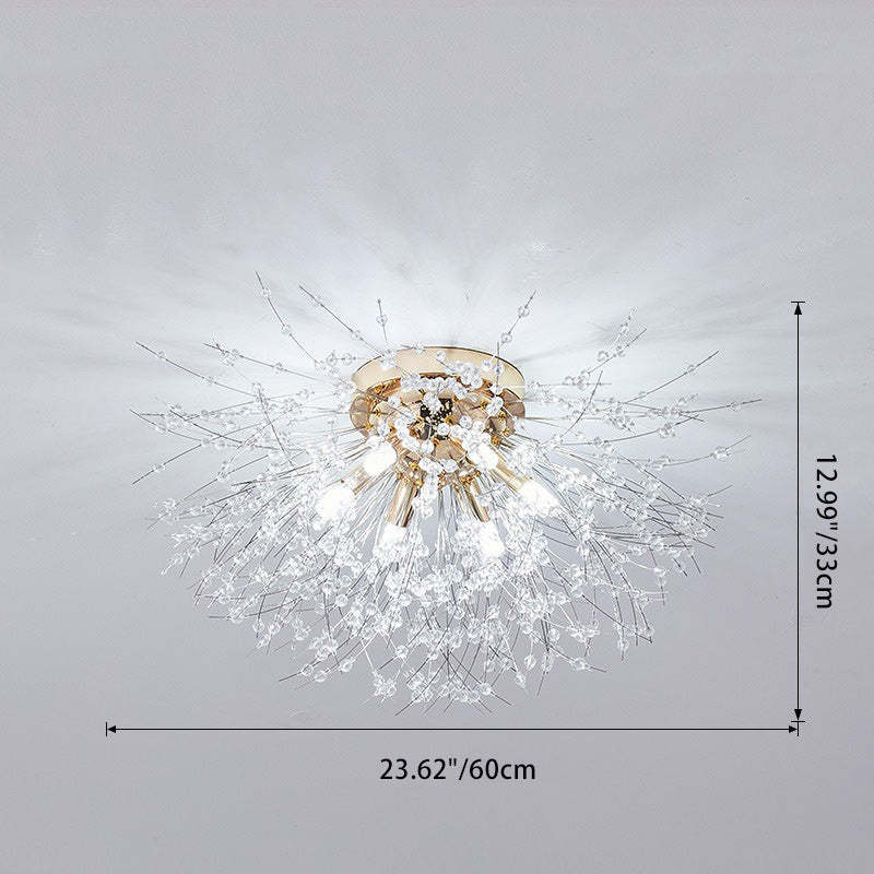Contemporary Dandelion Branch Ceiling Light