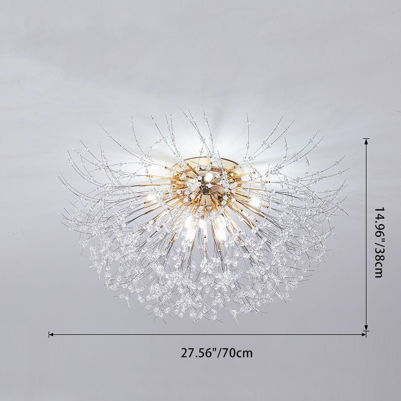 Contemporary Dandelion Branch Ceiling Light