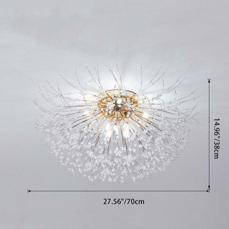 Contemporary Dandelion Branch Ceiling Light