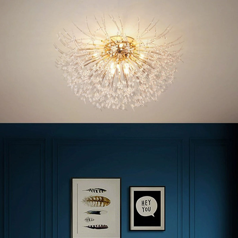 Contemporary Dandelion Branch Ceiling Light