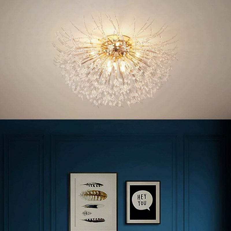 Contemporary Dandelion Branch Ceiling Light