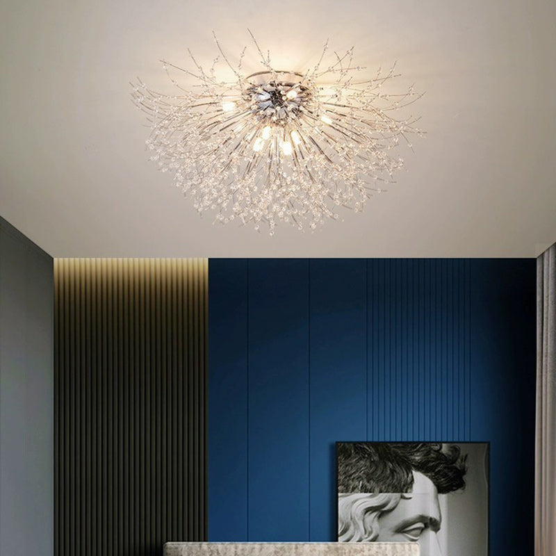 Contemporary Dandelion Branch Ceiling Light