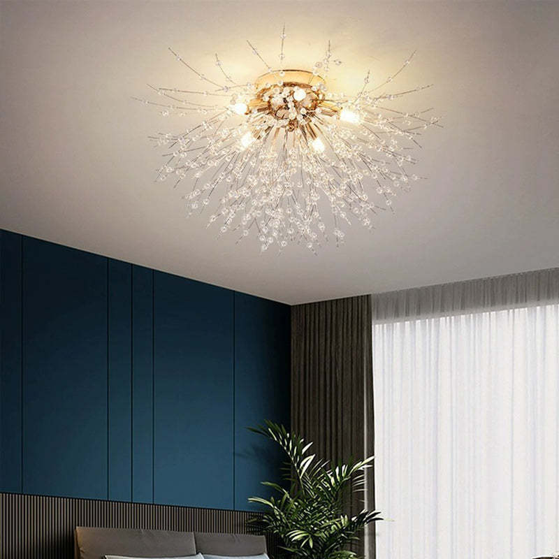 Contemporary Dandelion Branch Ceiling Light