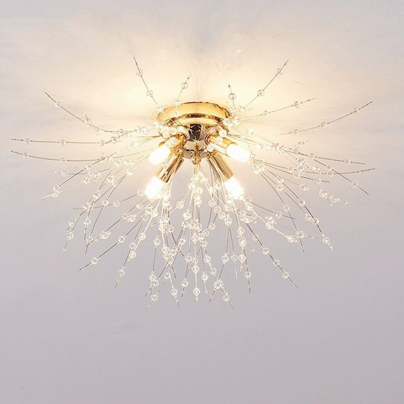 Contemporary Dandelion Branch Ceiling Light