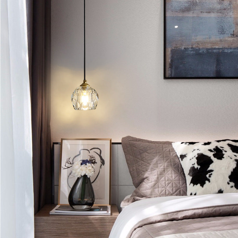 Modern Luxury Round Crystal Pendant Light