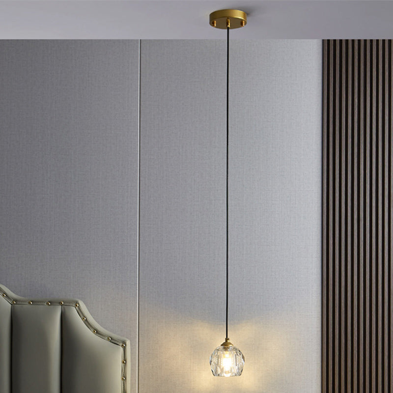 Modern Luxury Round Crystal Pendant Light