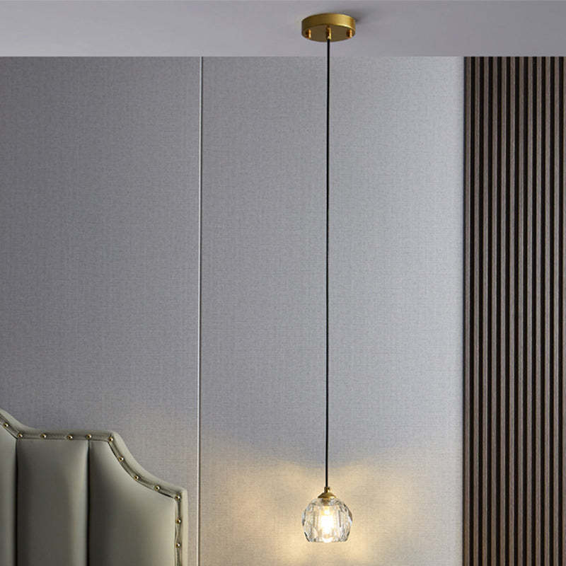 Modern Luxury Round Crystal Pendant Light