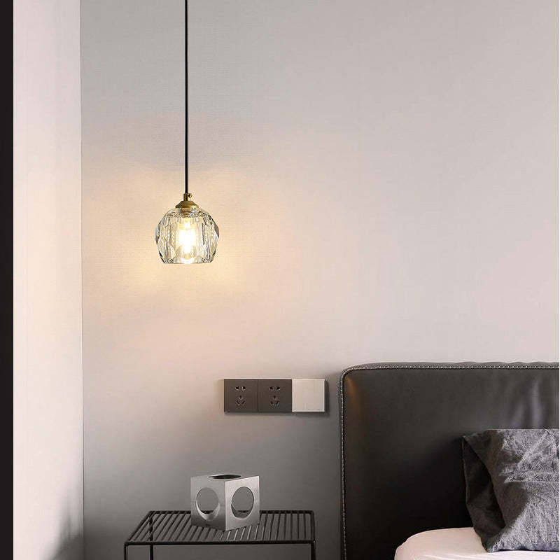 Modern Luxury Round Crystal Pendant Light