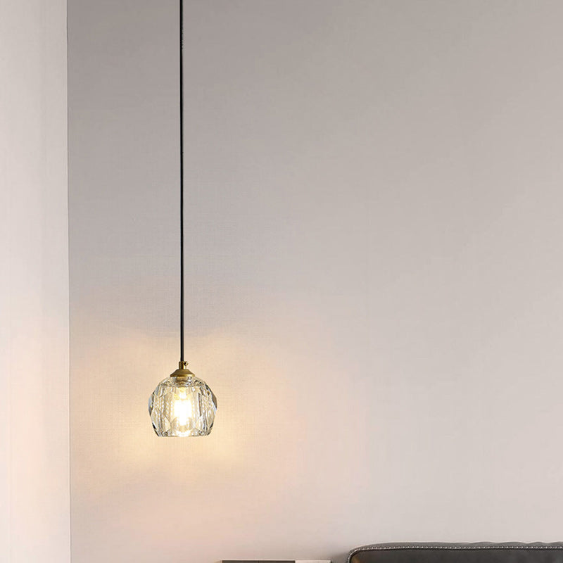 Modern Luxury Round Crystal Pendant Light