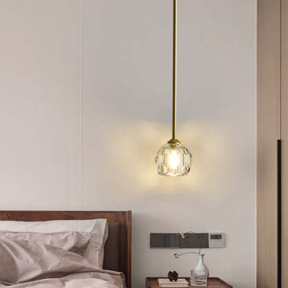 Modern Luxury Round Crystal Pendant Light