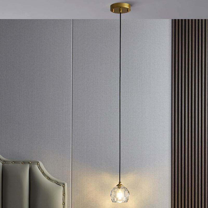 Modern Luxury Round Crystal Pendant Light