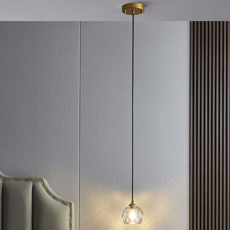 Modern Luxury Round Crystal Pendant Light