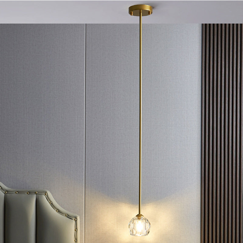 Modern Luxury Round Crystal Pendant Light