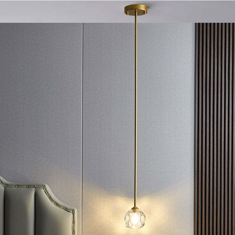 Modern Luxury Round Crystal Pendant Light