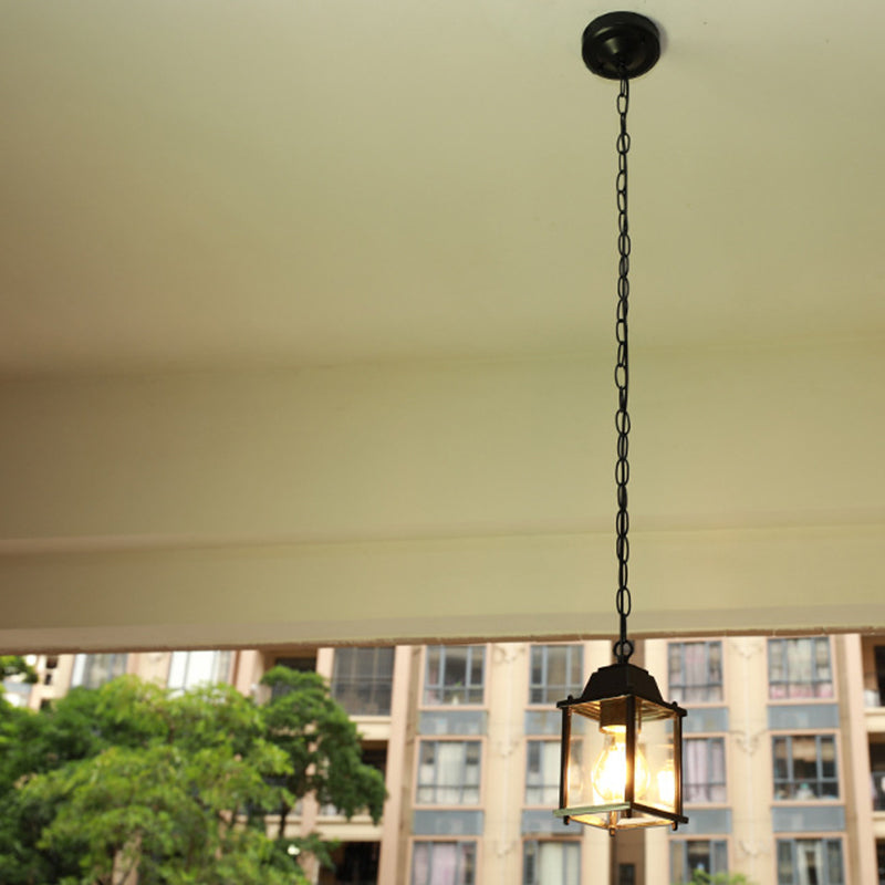 Lighom minimalist rectangular glass pendant lighting — 220V-240V (UK/AU