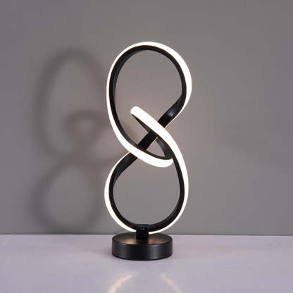 Modern Irregular Lines Aluminum Silicone LED Lamp — RGB / B / 220V-240V For UK/AU