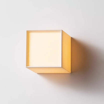 Japanese Square Fabric LED Wall Sconce