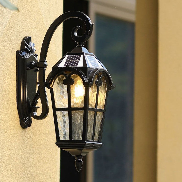 European Quadrilateral Lace Aluminum Wall Sconce