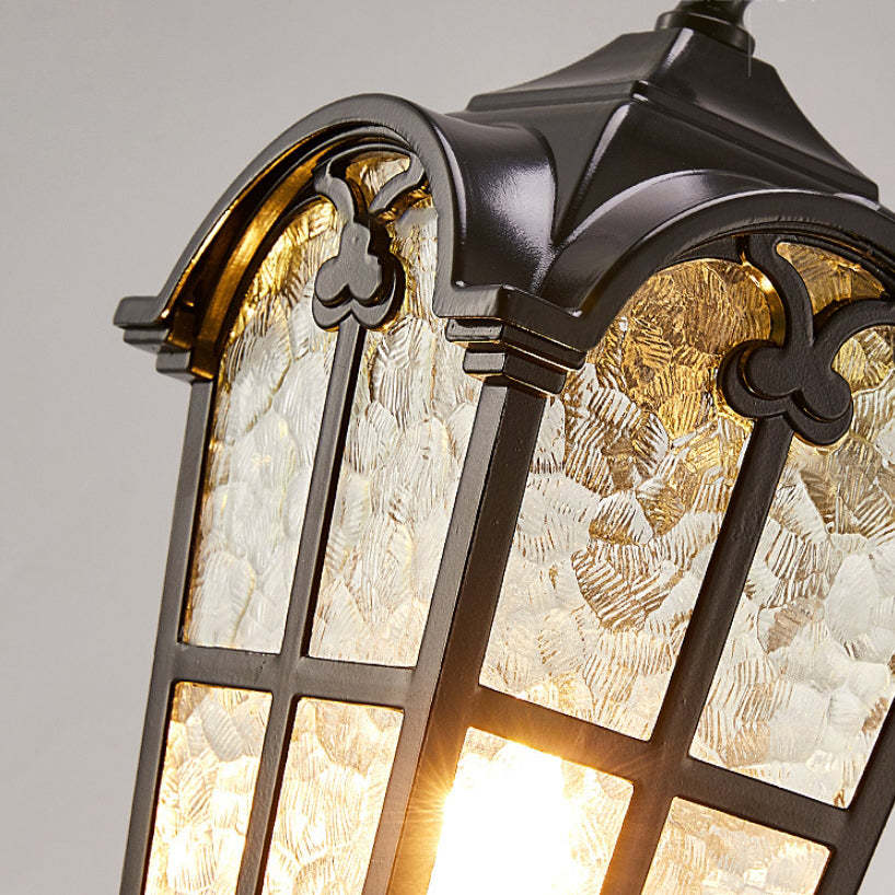 European Quadrilateral Lace Aluminum Wall Sconce — Down / 220V-240V For UK/AU