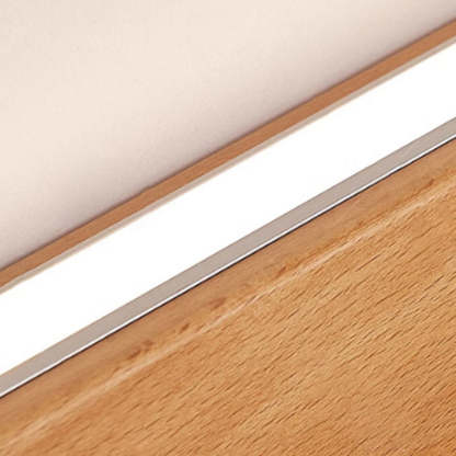 Japanese Simple Solid Wood Strip LED Sconce