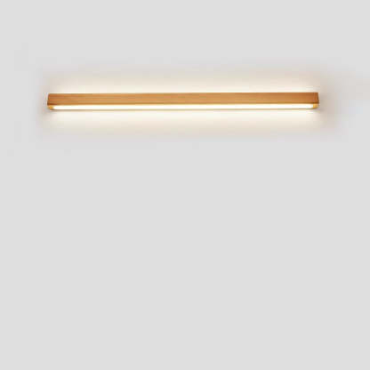 Japanese Simple Solid Wood Strip LED Sconce