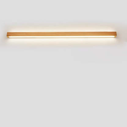 Japanese Simple Solid Wood Strip LED Sconce