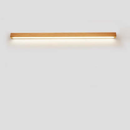 Japanese Simple Solid Wood Strip LED Sconce