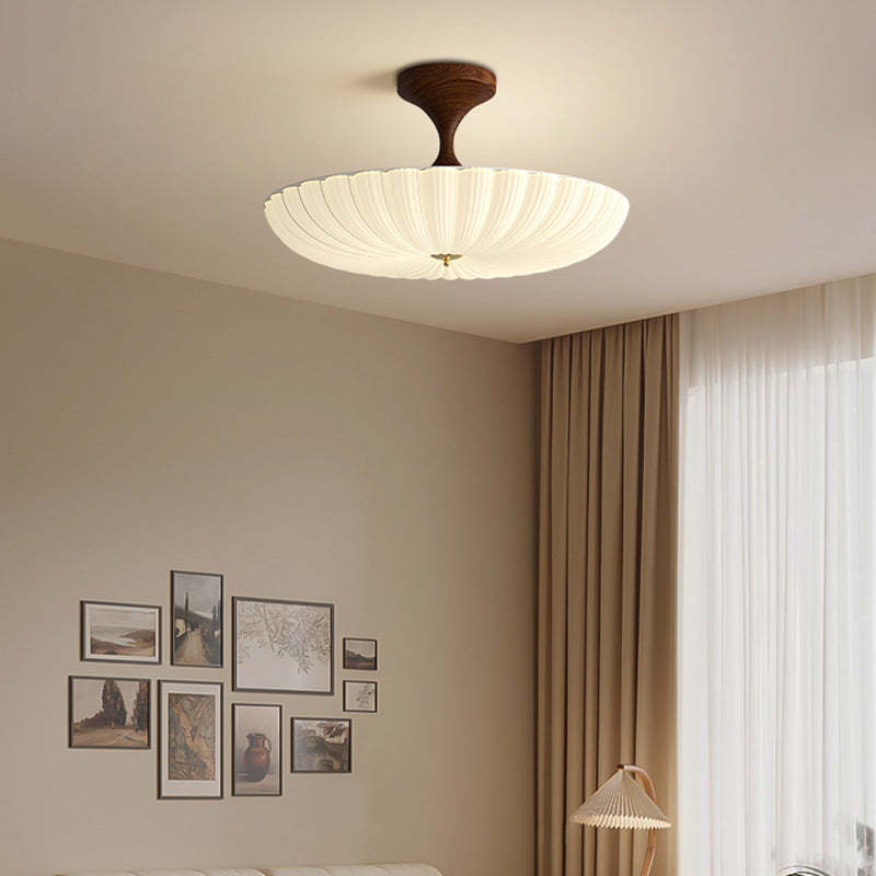 Nordic Striped Acrylic Iron Round Ceiling Light