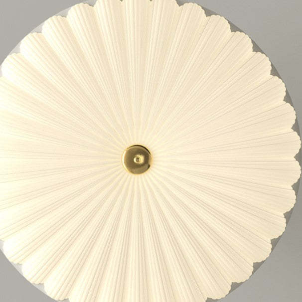 Nordic Striped Acrylic Iron Round Ceiling Light