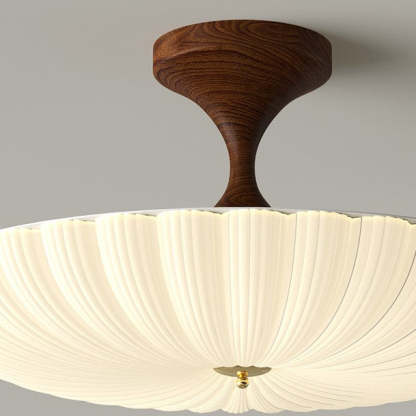 Nordic Striped Acrylic Iron Round Ceiling Light